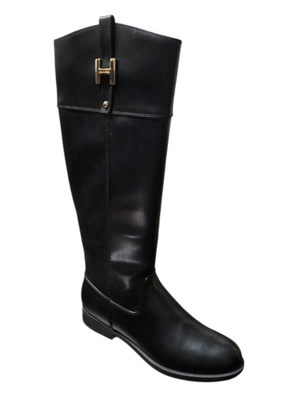 NIB Tommy Hilfiger Shyenne 3 Black Knee High Riding Boots